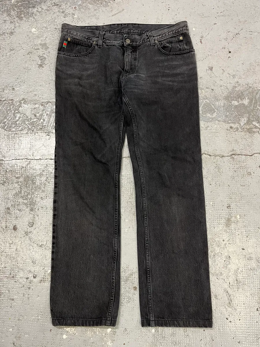 AW2007 Gucci Grey Denim Jeans - Image 4