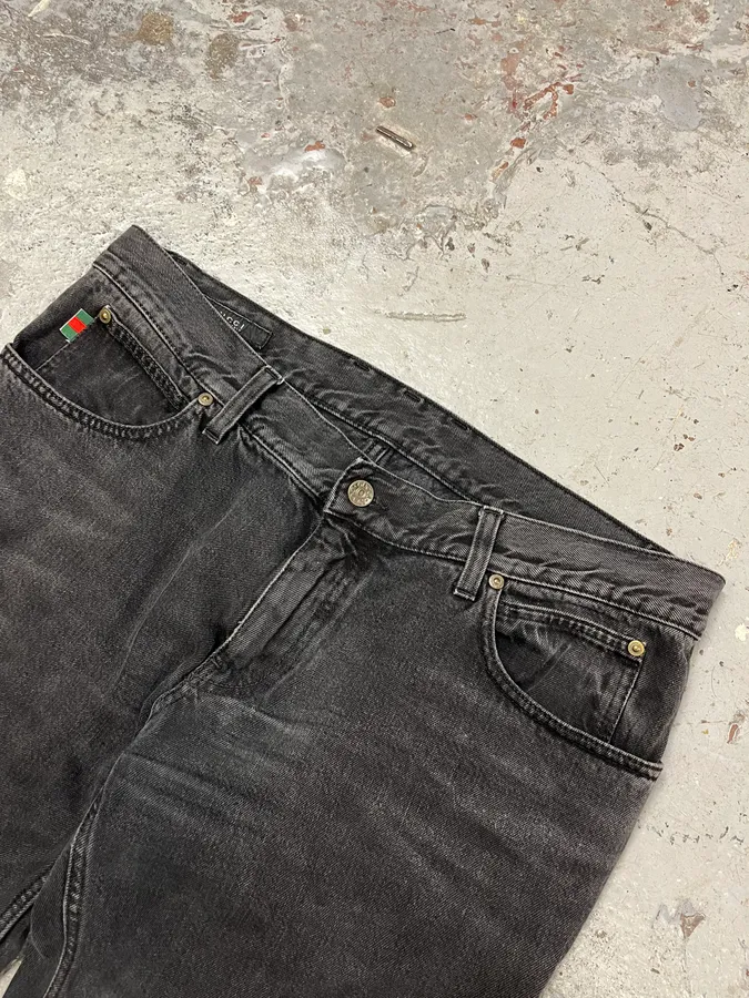 AW2007 Gucci Grey Denim Jeans - Image 5