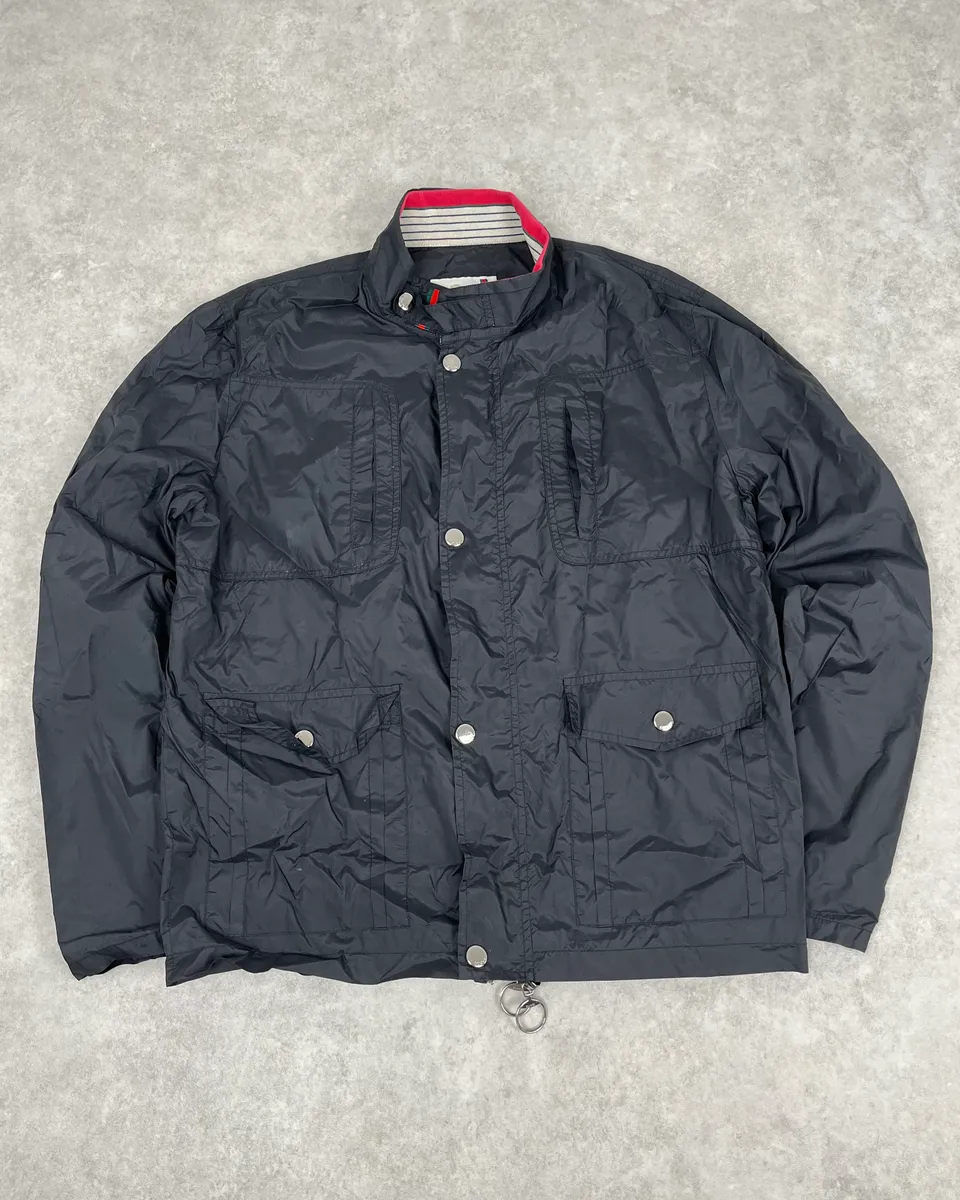 AW2007 Gucci Navy Multi Pockets Nylon Light Jacket by Frida Giannini