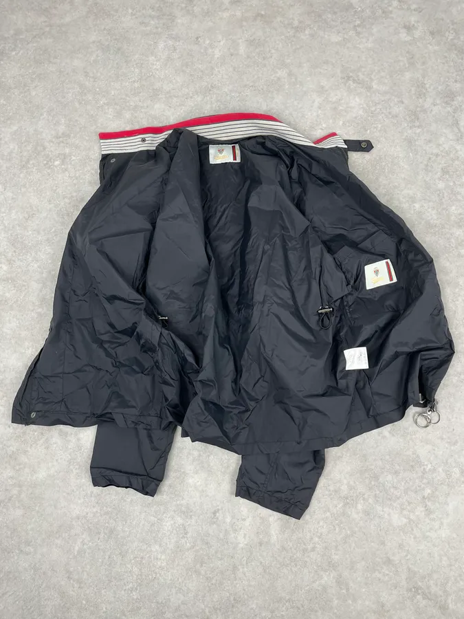 AW2007 Gucci Navy Multi Pockets Nylon Light Jacket by Frida Giannini - Image 8