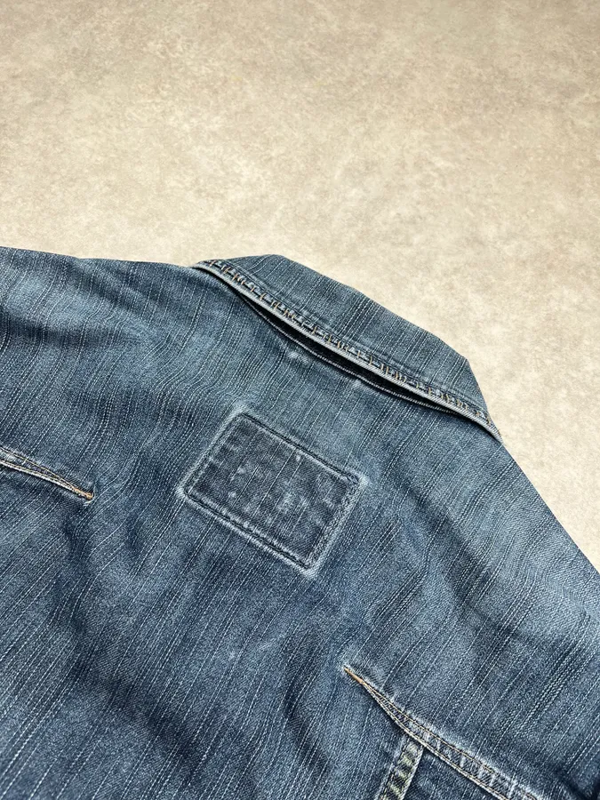 AW2007 Marithé + François Girbaud Embroidered Blue Denim Jacket - Image 9