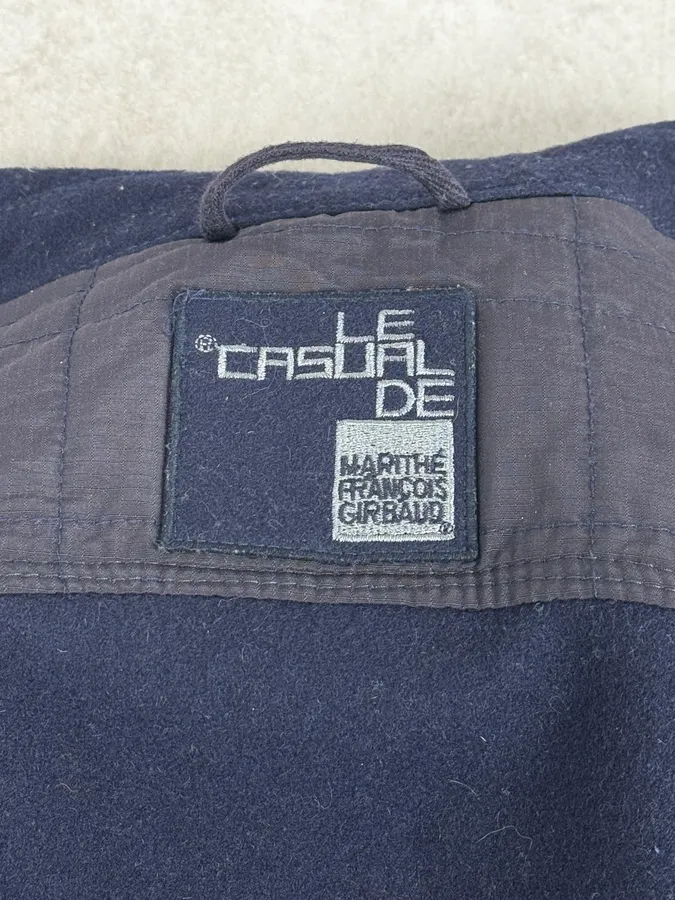 AW2007 Marithé + François Girbaud Navy Technical Padded Bomber Jacket - Image 13