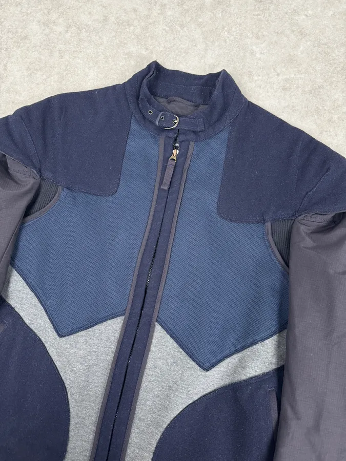 AW2007 Marithé + François Girbaud Navy Technical Padded Bomber Jacket - Image 5