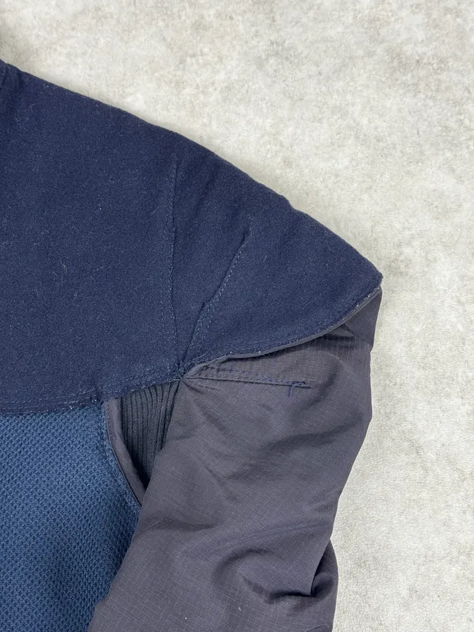 AW2007 Marithé + François Girbaud Navy Technical Padded Bomber Jacket - Image 8