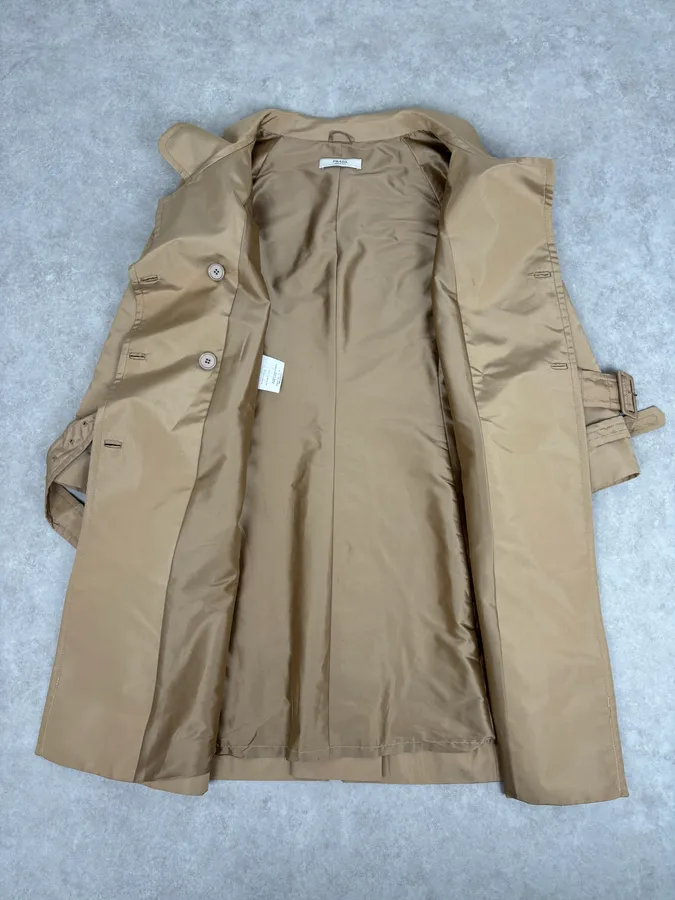 AW2007 Prada Belted Short Trench Coat - Image 7
