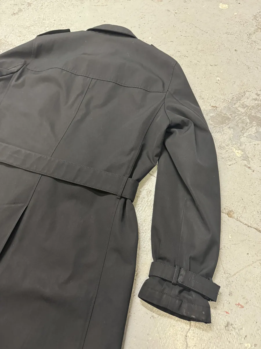 AW2007 Prada Black Imperial Trench Jacket - Image 7