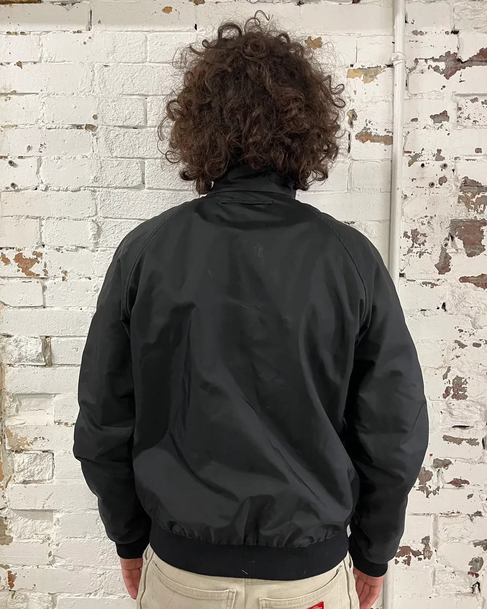AW2007 Prada Black Linea Rossa Light Nylon Bomber Jacket - Image 4