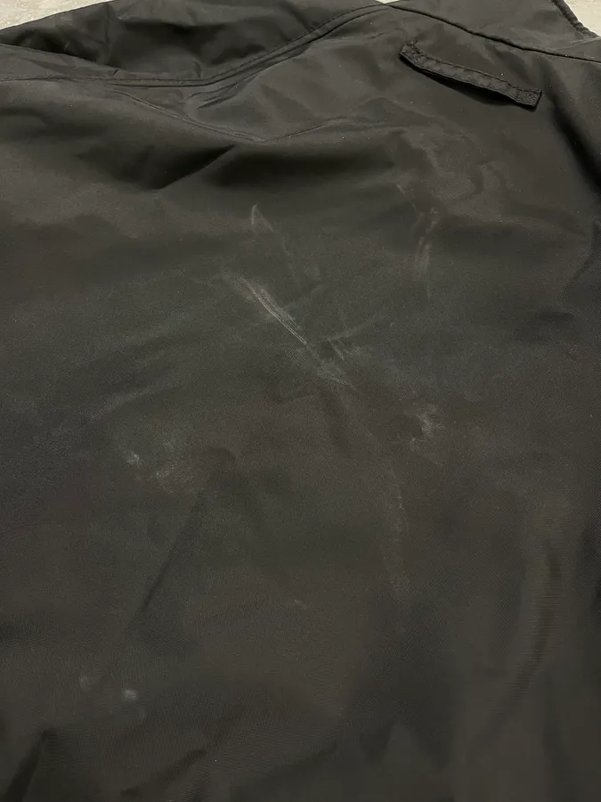 AW2007 Prada Black Linea Rossa Light Nylon Bomber Jacket - Image 9