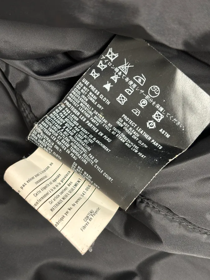 AW2007 Prada Black Nylon Linea Rossa Bomber Jacket - Image 11