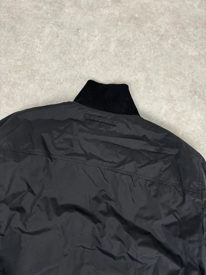 AW2007 Prada Black Nylon Linea Rossa Bomber Jacket - Image 6