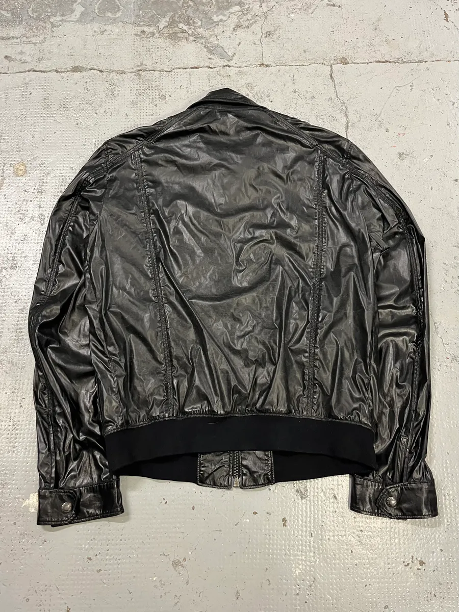AW2007 Prada Black Nylon Multi-Pocket Light Jacket - Image 7