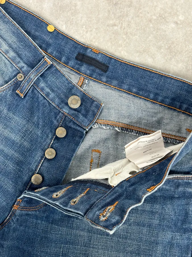 AW2007 Prada Faded Blue Straight Denim Jeans - Image 9