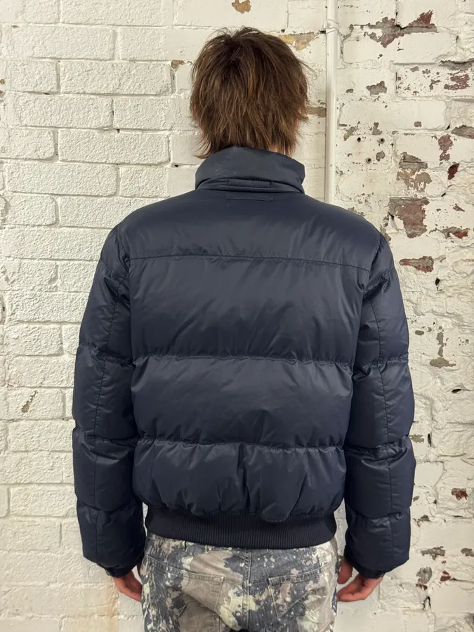 AW2007 Prada Navy Down Quilted Puffer Jacket - Image 3