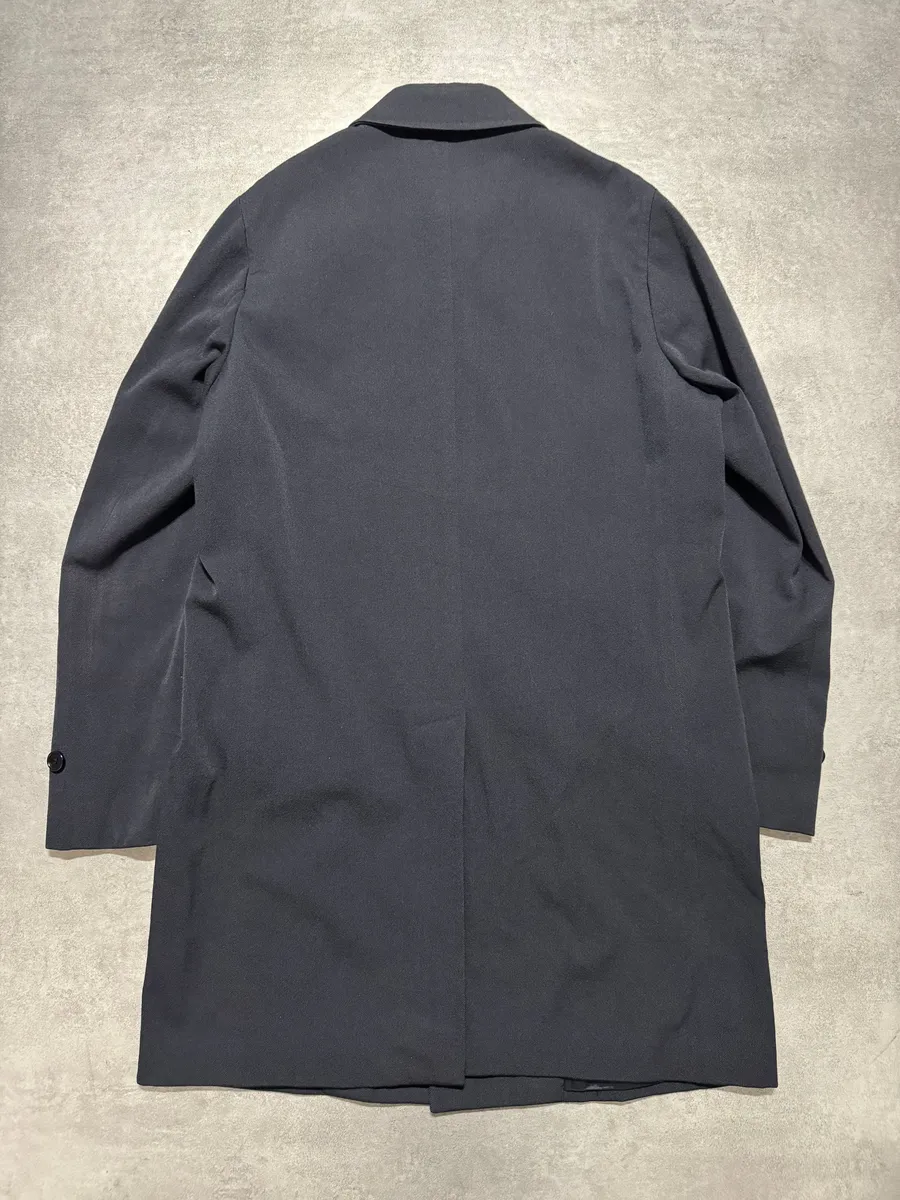 AW2007 Prada Navy Trench Wool Minimalist Pure Jacket - Image 2