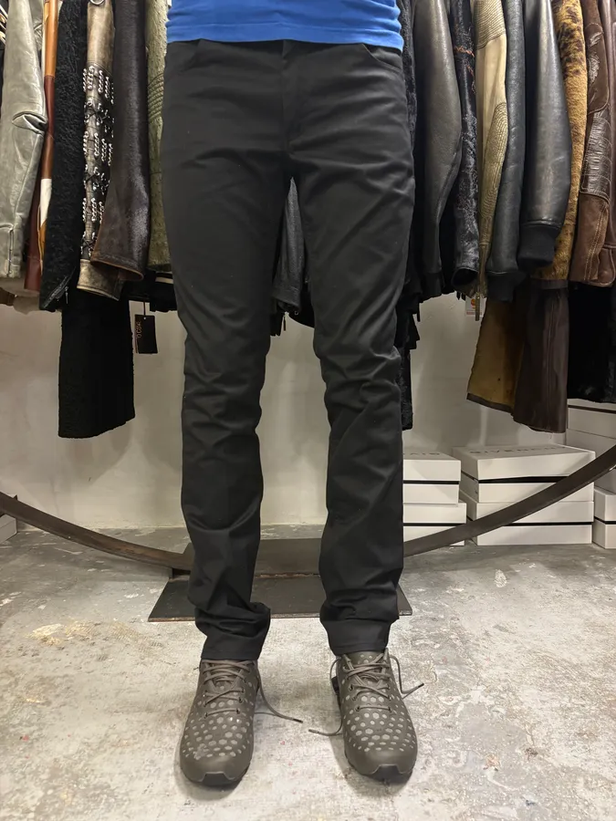 AW2008 Acne Studios Black Slim Pants - Image 2