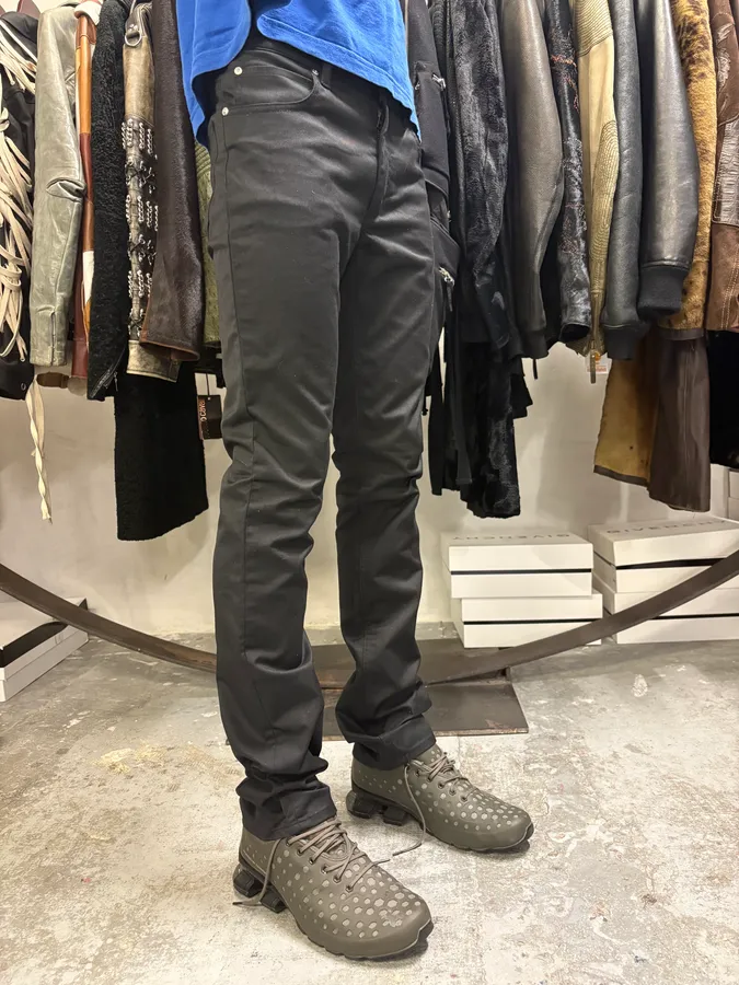 AW2008 Acne Studios Black Slim Pants - Image 3