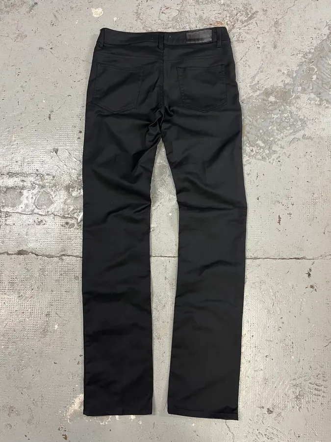 AW2008 Acne Studios Black Slim Pants - Image 7