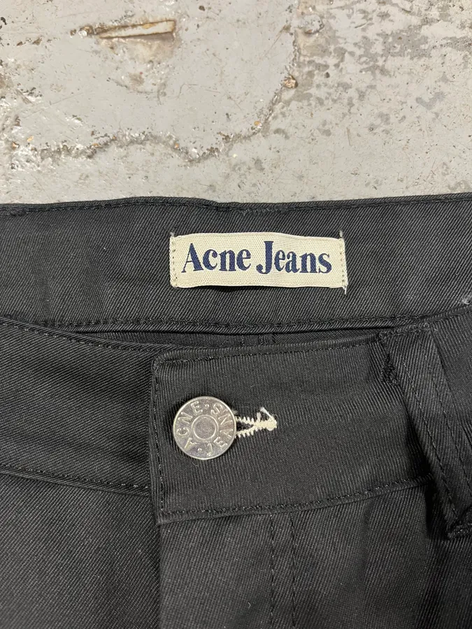 AW2008 Acne Studios Black Slim Pants - Image 8