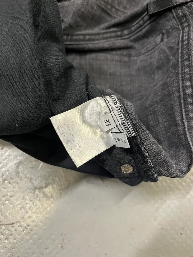 AW2008 Balenciaga Black Denim Slim Jeans - Image 12