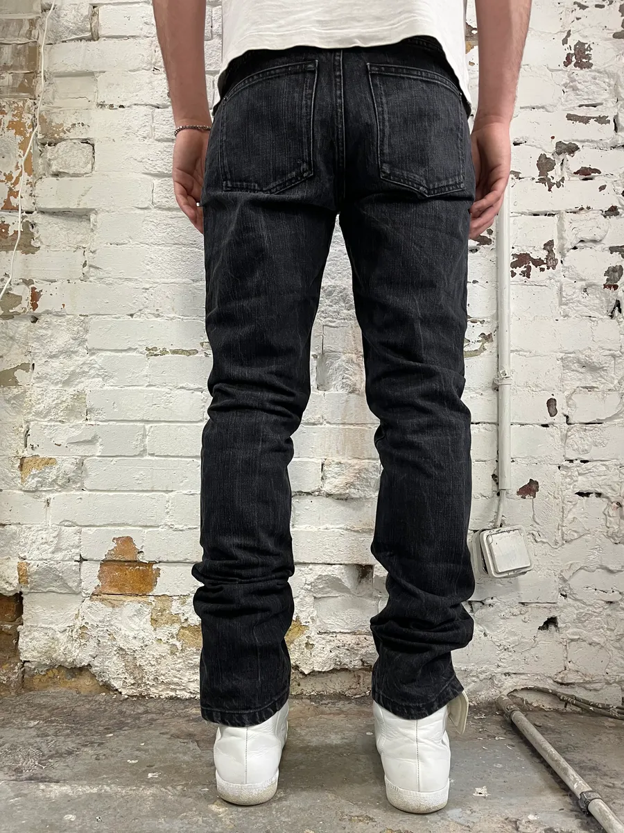 AW2008 Balenciaga Black Denim Slim Jeans - Image 4