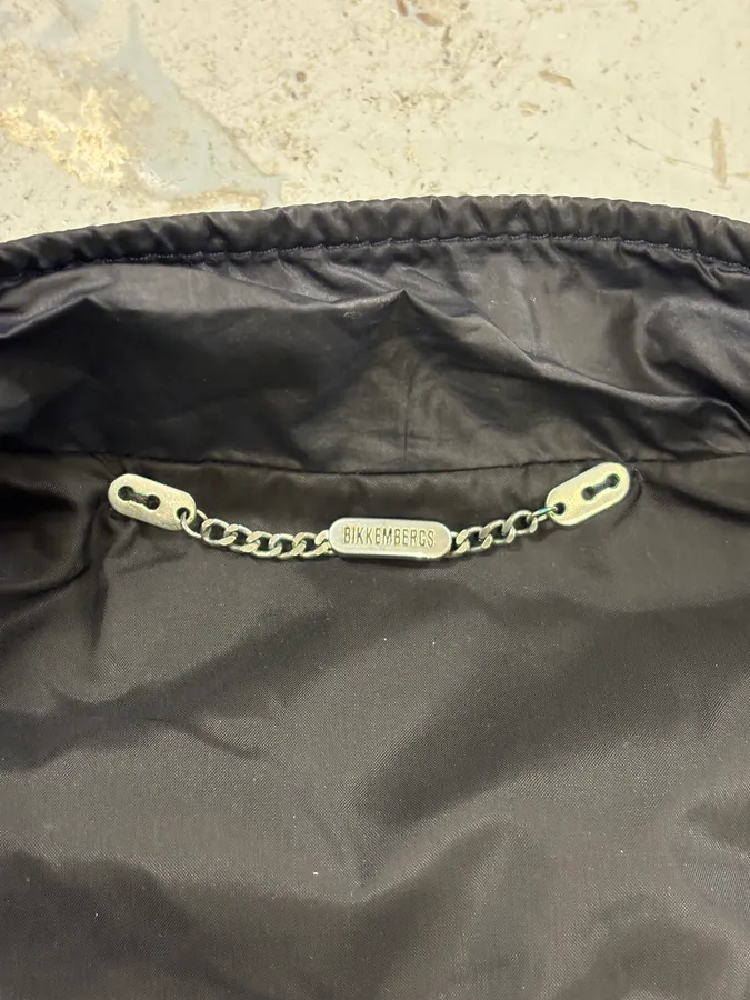 AW2008 Bikkembergs Navy Dual Zippers Nylon Jacket - Image 10