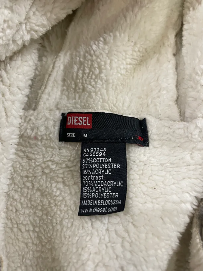 AW2008 Diesel Grey Mohawk Hooded Sweater - Image 8