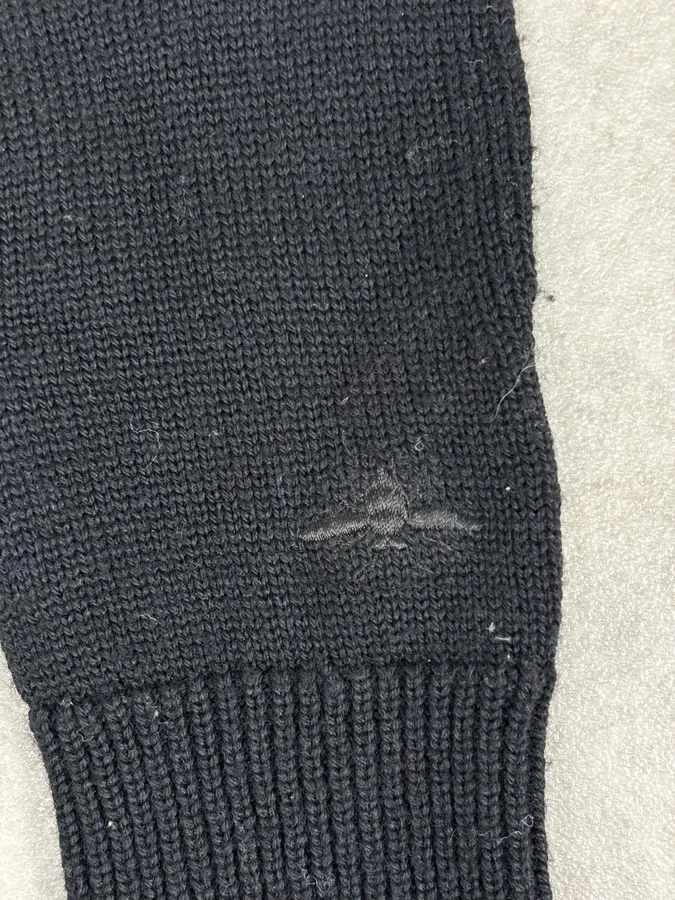 AW2008 Dior Black Premium Wool Gloves - Image 8