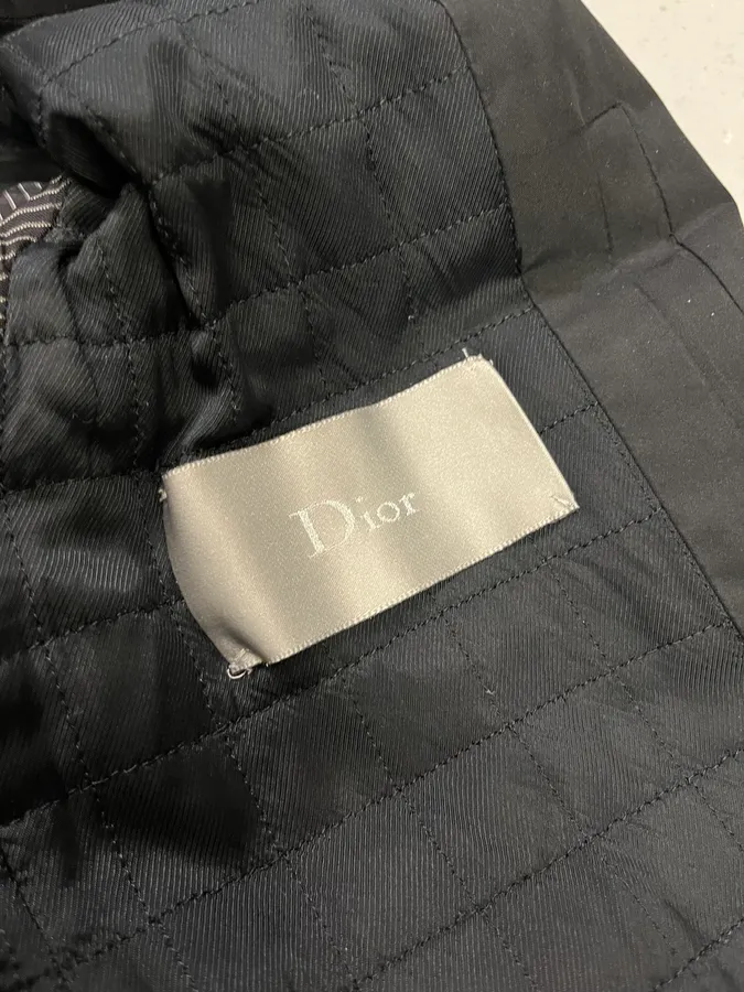 AW2008 Dior Black Puffer Jacket by Kris Van Assche - Image 10