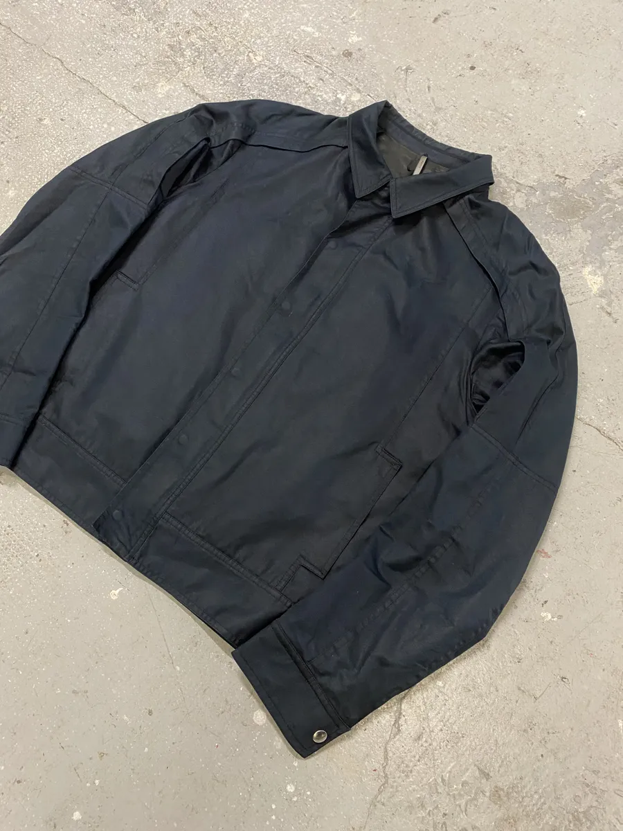 AW2008 Dior Navy Trucker Contemporary Jacket by Kris Van Assche - Image 3