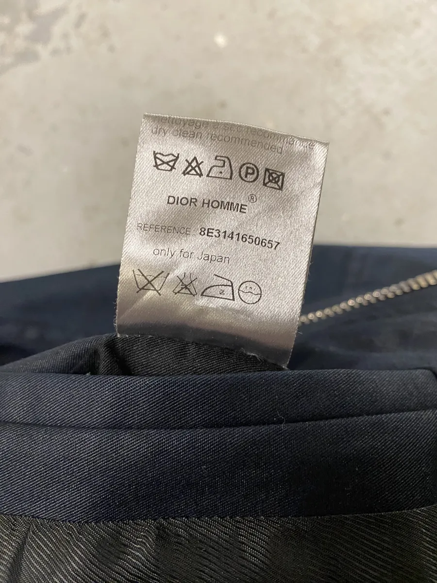 AW2008 Dior Navy Trucker Contemporary Jacket by Kris Van Assche - Image 5