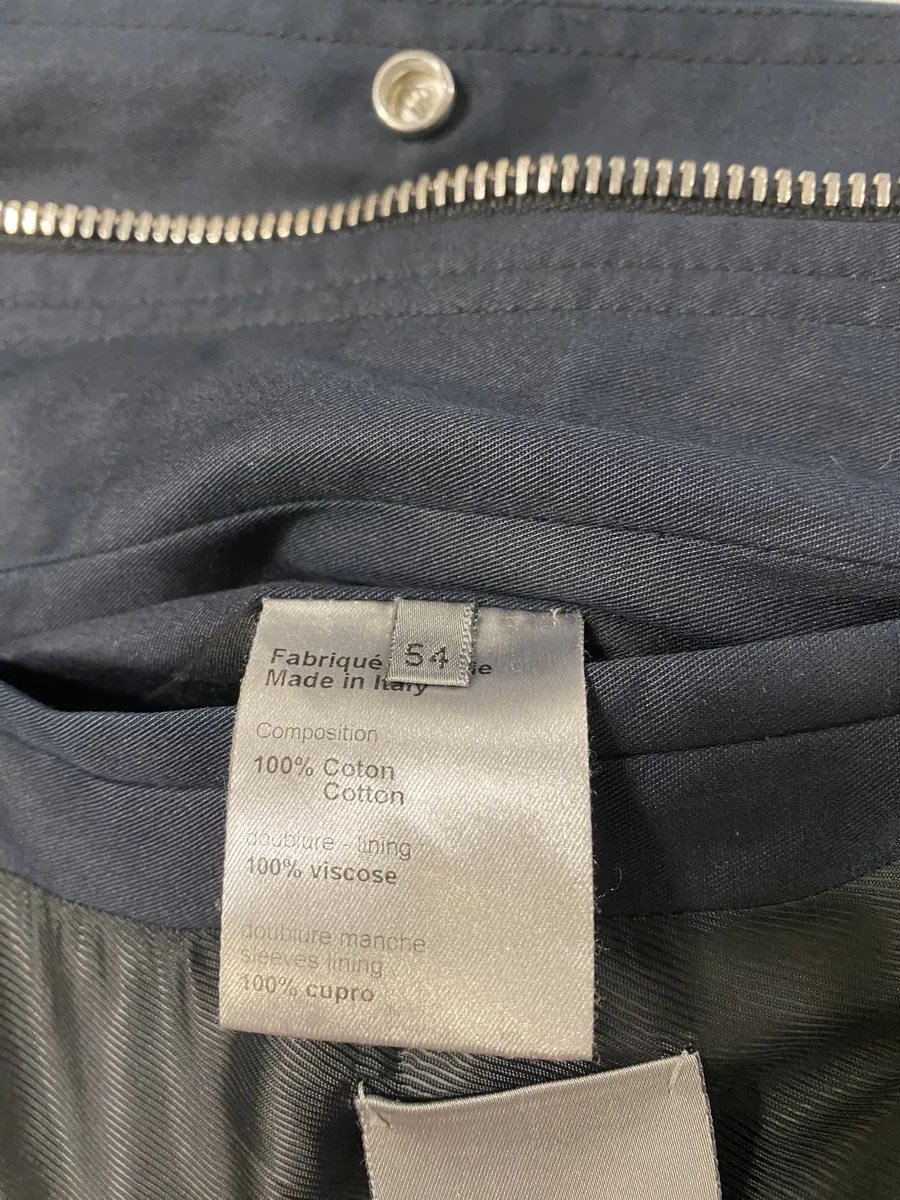 AW2008 Dior Navy Trucker Contemporary Jacket by Kris Van Assche - Image 9