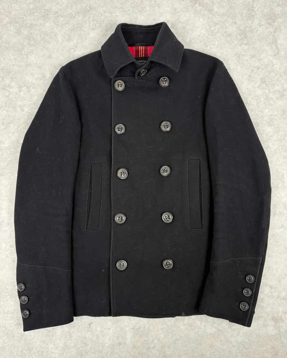 AW2008 Dsquared2 Black Caban Wool Jacket