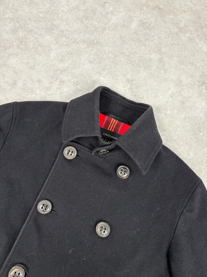 AW2008 Dsquared2 Black Caban Wool Jacket - Image 4