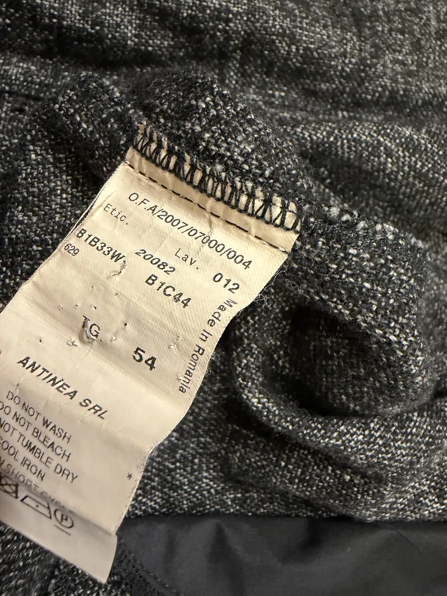 AW2008 Emporio Armani Grey Wool Jacket - Image 8