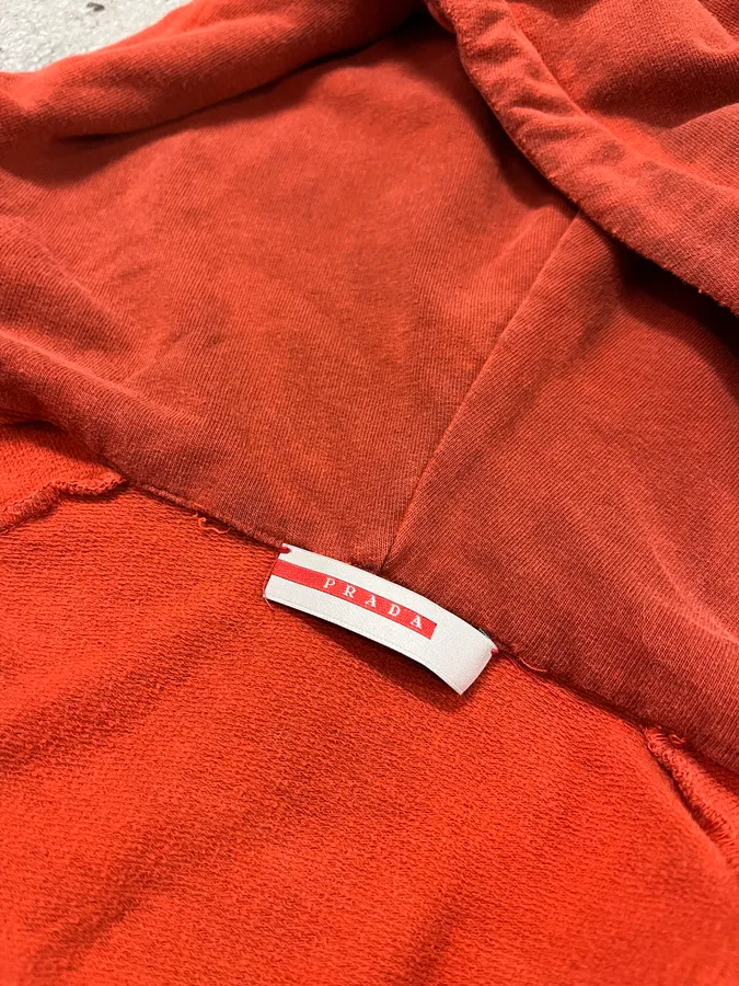 AW2008 Prada Faded Orange Vitamina Sweater - Image 12
