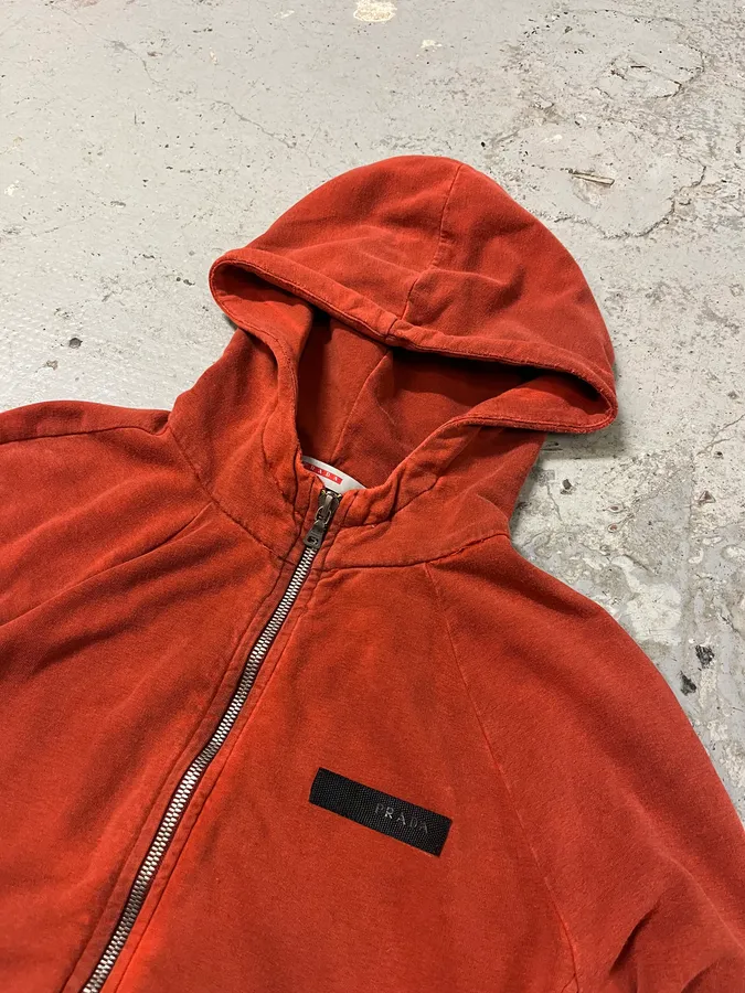 AW2008 Prada Faded Orange Vitamina Sweater - Image 6