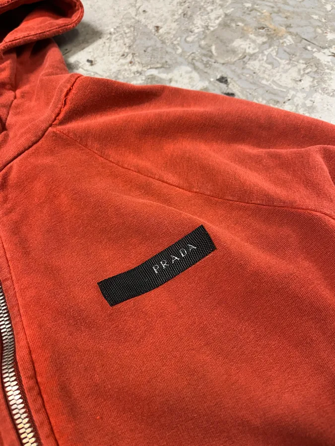AW2008 Prada Faded Orange Vitamina Sweater - Image 7