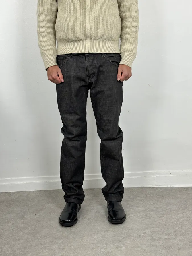 AW2008 Prada Grey Denim Straight Jeans - Image 2