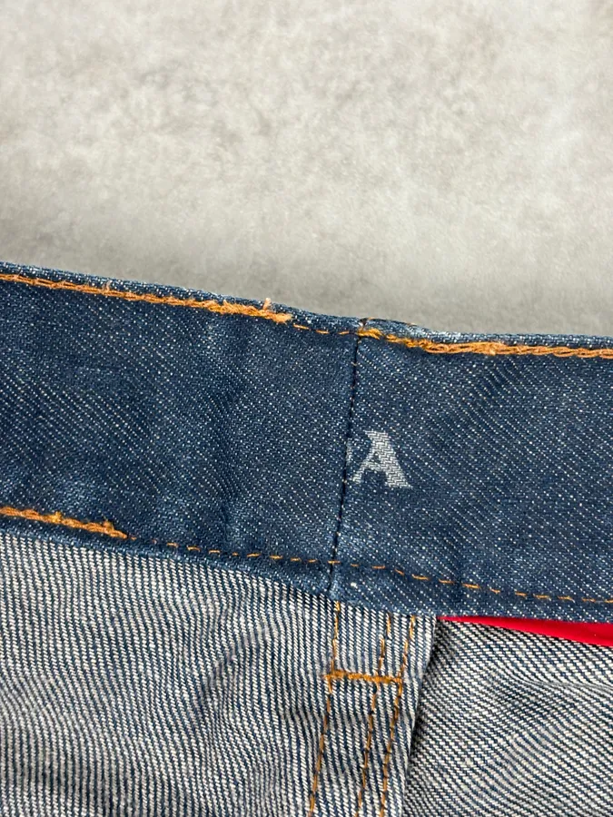 AW2008 Prada Navy Faded Denim Jeans - Image 11