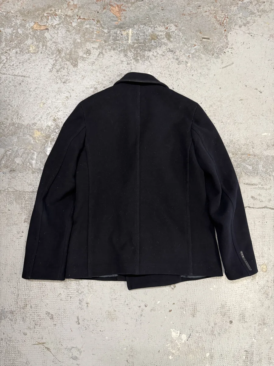 AW2008 Prada Navy Wool Classy Caban Jacket - Image 10