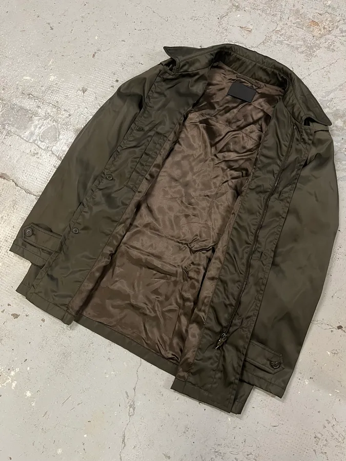 AW2008 Prada Nylon Cargo Brown Jacket - Image 5