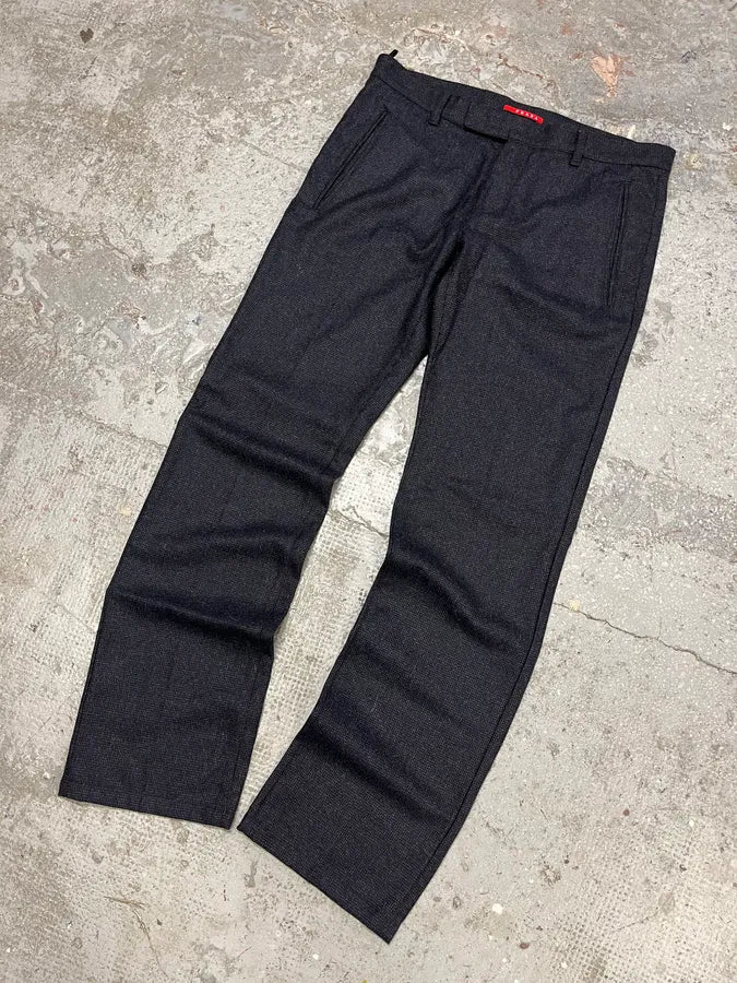 AW2008 Prada Wool Dark Classy Tailored Pants - Image 5
