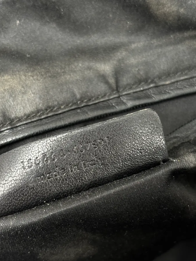 AW2008 Saint Laurent Black Leather Muse Handle Bag - Image 14
