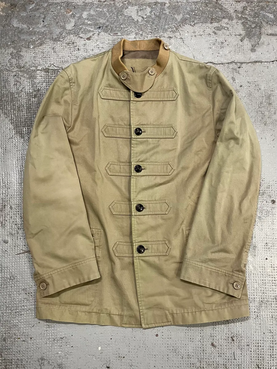 AW2008 Yves Saint Laurent Beige Officer Napoleon Jacket