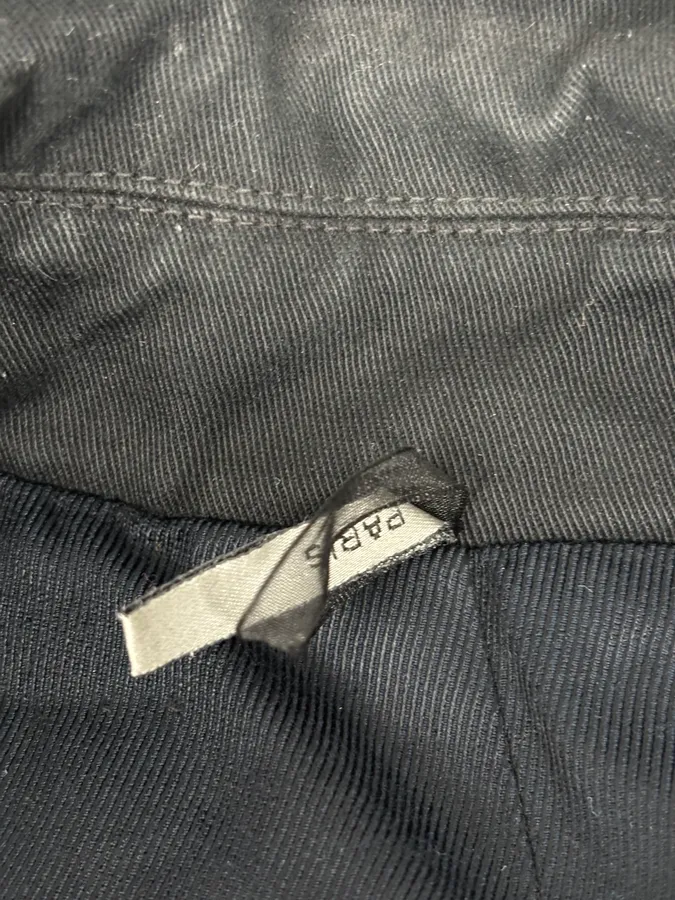 AW2009 Dior Black Wool Double-Breasted Trench Coat by Kris Van Assche - Image 16