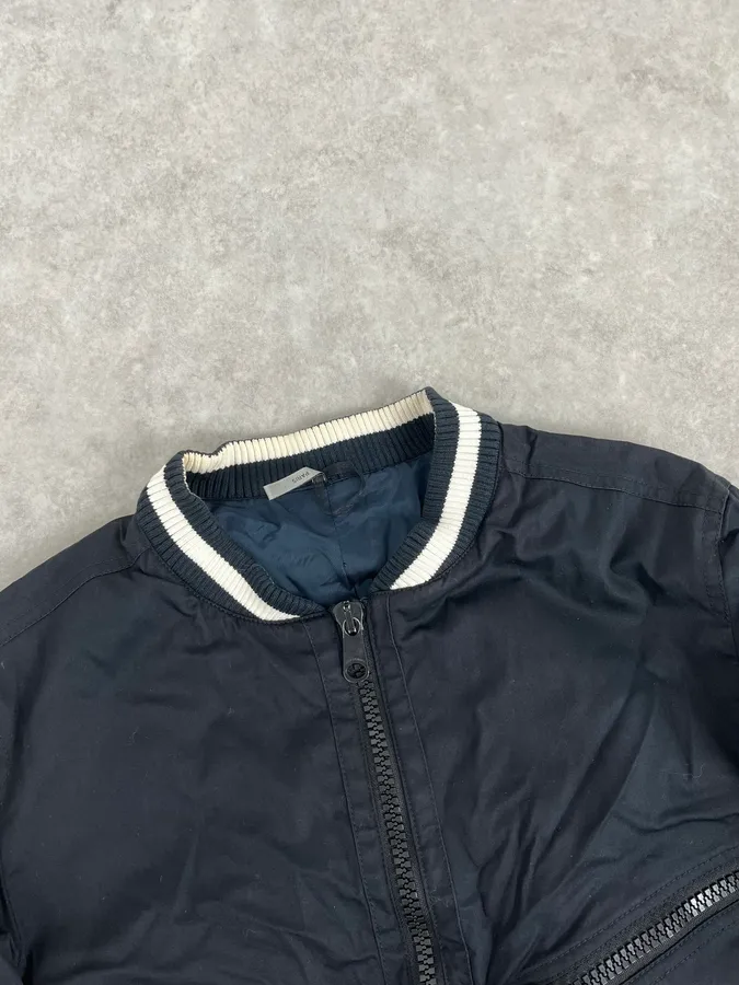 AW2009 Dior Light Black Bomber Jacket by Kris Van Assche - Image 5
