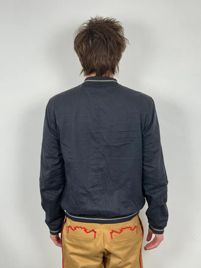 AW2009 Dior Navy Bomber Jacket by Kris Van Assche - Image 3