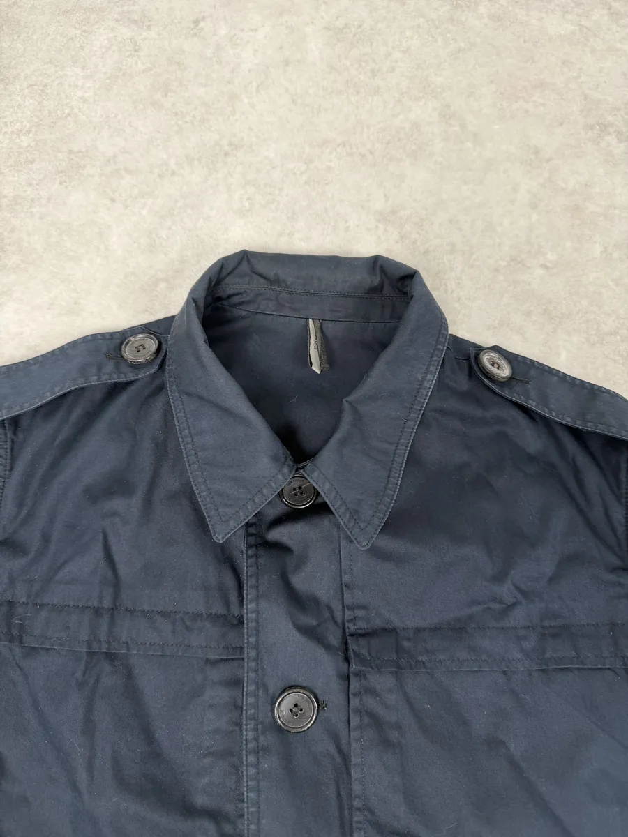 AW2009 Dior Saharienne Navy Buttoned Jacket by Kris Van Assche - Image 12