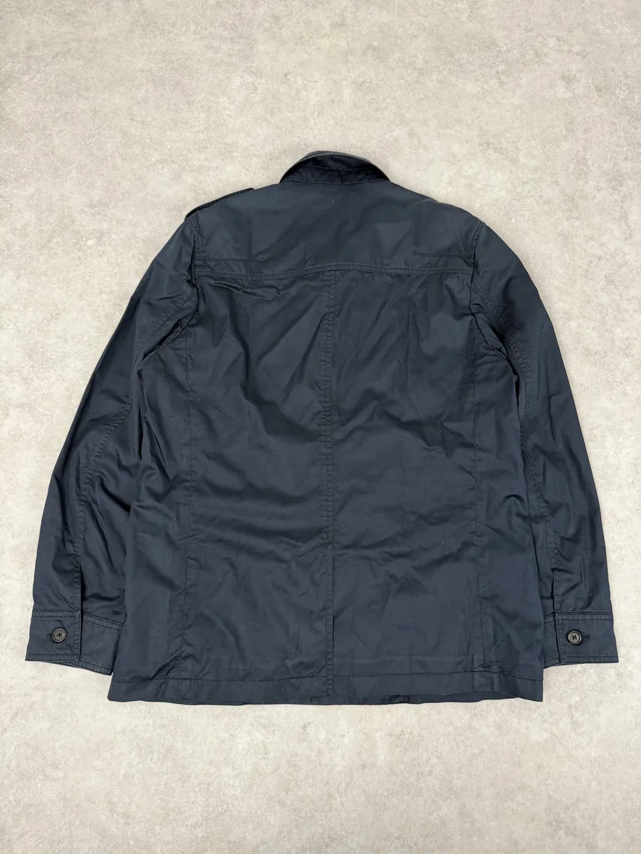 AW2009 Dior Saharienne Navy Buttoned Jacket by Kris Van Assche - Image 2