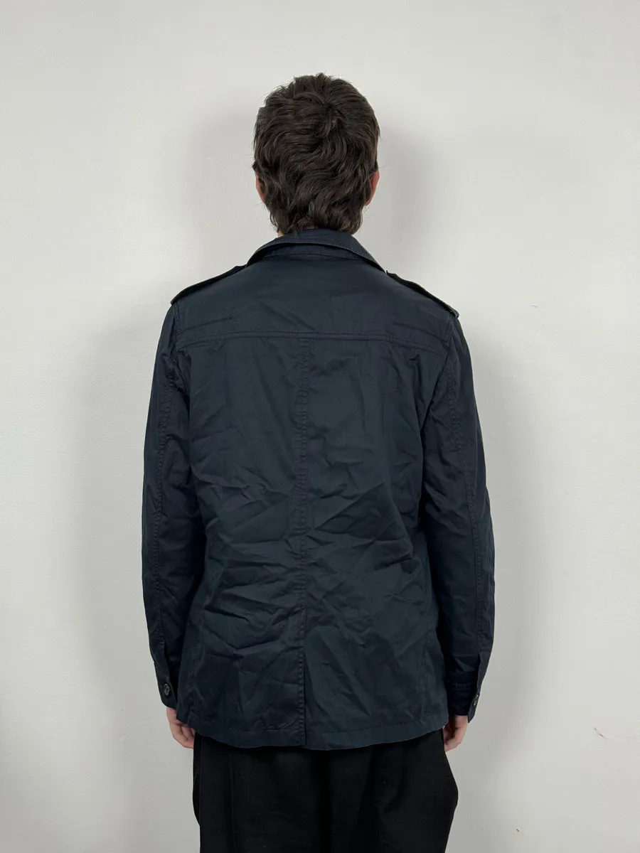 AW2009 Dior Saharienne Navy Buttoned Jacket by Kris Van Assche - Image 4